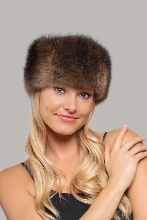 Anna Russian Sable Headband - Viktoria Stass