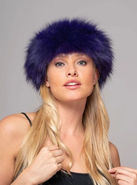 Elivira Fox Headband in Purple color